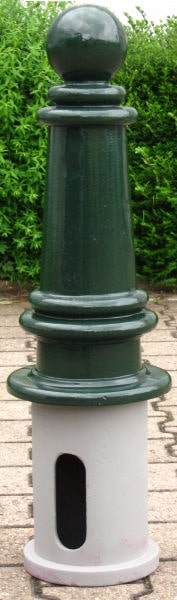 Rammschutzpoller aus Gusseisen Typ B